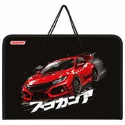 Папка для труда на молнии с ручками ПИФАГОР А4, 1 отделение, пластик, органайзер, "Street race", 273389