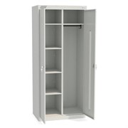 Шкаф металлический хозяйственный ШМУ-22-800, двухсекционный, 1850х800х500 мм, 38 кг, разборный