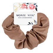 Резинка для волос 5х20 см, скранч, коричневый, MONTE VITA (МОНТЕ ВИТА), 457071
