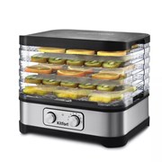 Сушилка для овощей KITFORT КТ-1912, 250 Вт, 5 поддонов, механическое управление, черная/серебристая