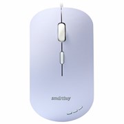 Мышь проводная бесшумная SMARTBUY 288-V, USB, 3 кнопки + 1 колесо, оптическая, сиреневая, 06819, SBM-288-V