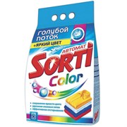 Стиральный порошок-автомат 3 кг, SORTI (Сорти) "Color", 8573-3АХ