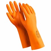 Перчатки латексные MANIPULA Specialist Цетра, КЩС-1, размер 9-9,5, L (большой), оранжевые, L-F-04/CG-947