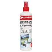 Чистящая жидкость-спрей BRAUBERG для экранов всех типов и оптики, универсальная, 250 мл, ВБ, 880727