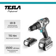 Аккумуляторная дрель Tesla TCD18HD