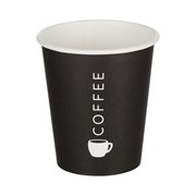 Одноразовый бумажный стакан Комус Total Black