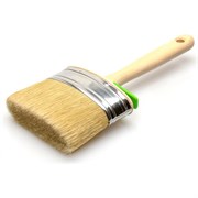 Элипсная кисть для работ с дисперсионными, латексными, фасадными красками дер. ручка Лазурный берег КЭ-80