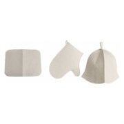 Набор для бани Бацькина баня Classic white