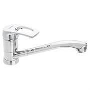 Однорычажный смеситель для кухни Rain Платина