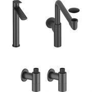 Высокий смеситель для накладной раковины Wellsee ICON! for life