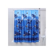 Штора для ванной Доляна Морская