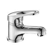 Монолитный одноручный смеситель для умывальника Decoroom DR21011