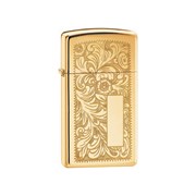 Зажигалка Zippo B Slim Venetian Brass
