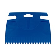 Пластиковый зубчатый шпатель для клея МЕЛОДИЯ ЦВЕТА 180120/5