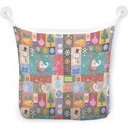 Настенная сетка-органайзер для ванной для игрушек JoyArty Праздник в красках