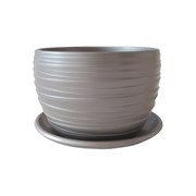 Керамический горшок Вещицы рельеф