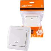 Перекрестный одноклавишный выключатель TDM ELECTRIC Онега