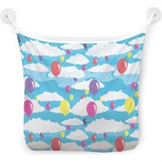 Настенная сетка-органайзер для ванной для игрушек JoyArty Шаровая радуга