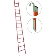 Стеклопластиковая приставная диэлектрическая лестница Антиток ЛСПД-5.0 Е МГ К