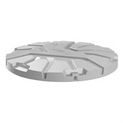 Крышка колодца POLIMER GROUP Роса - 2 цвет серый