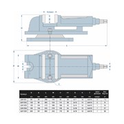Поворотные станочные тиски GRIFF QH