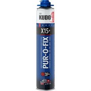 Универсальный профессиональный клей-пена KUDO PUR-O-FIX X15 EXTRA FIX