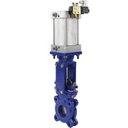 Шиберная задвижка DN.ru WCB-SS304-EPDM-2W-DA