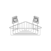 Самоклеящаяся угловая полка в ванную Tekno-tel EF251