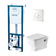 Безободковый унитаз Santek 1.wh50.1.758