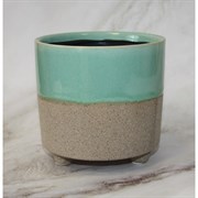 Кашпо SCHEURICH Kübel Piaff sandy aqua