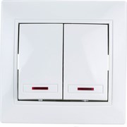 Двойной выключатель INTRO Plano