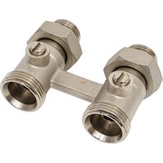 Прямой h-образный узел подключения радиатора AXIS arrowhead element