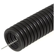 Безгалогенная гофрированная труба ПНД Строитель 026351