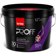 Фасадная всесезонная краска Brite PROFESSIONAL