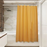 Штора для ванной Сантис peva pv-207 (оранжевая) 54 gsm 180x180 см