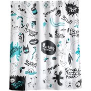 Тканевая  занавеска  для ванной комнаты Moroshka Irony