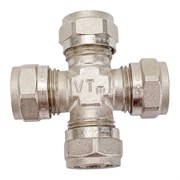 Крестовина для металлопластиковых труб VALTEC VTm.341.N.161616