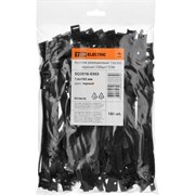 Ремешковый крепеж TDM ELECTRIC 7,6x165 черный (100 шт.)