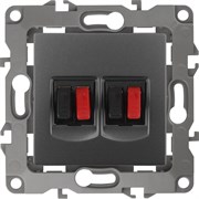 Двойная розетка аудио ЭРА 12-3112-12