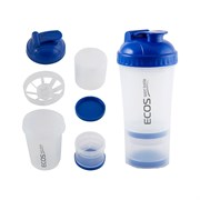 Двухсекционный спортивный шейкер Ecos HBS07