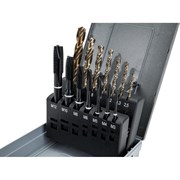 Набор из метчиков и спиральных сверл EUROBOOR DTS.312