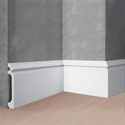 Ударопрочный влагостойкий напольный плинтус под покраску Stenopol C7118