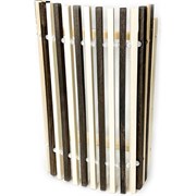 Прямой угловой абажур Бацькина баня Zebra thin rail