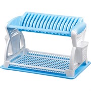 Двухъярусная сушилка для посуды Elf Plast 065