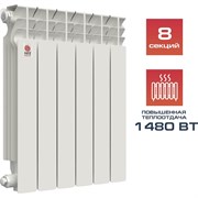 Алюминиевый радиатор отопления НРЗ серия Люкс