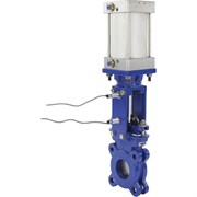 Шиберная задвижка DN.ru WCB-SS304-EPDM-2W-DA