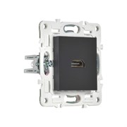 Розетка IEK SKANDY HDMI SK-H01Bl черный