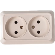 Двойная розетка INTRO Quadro