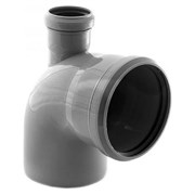 Канализационный переходной универсальный тройник АТЛАС ПЛАСТ SPCTVF110050
