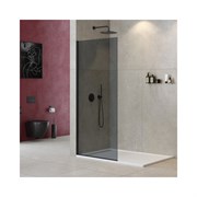 Универсальная душевая перегородка Cezares LIBERTA-L-1-TB-100-GR-NERO